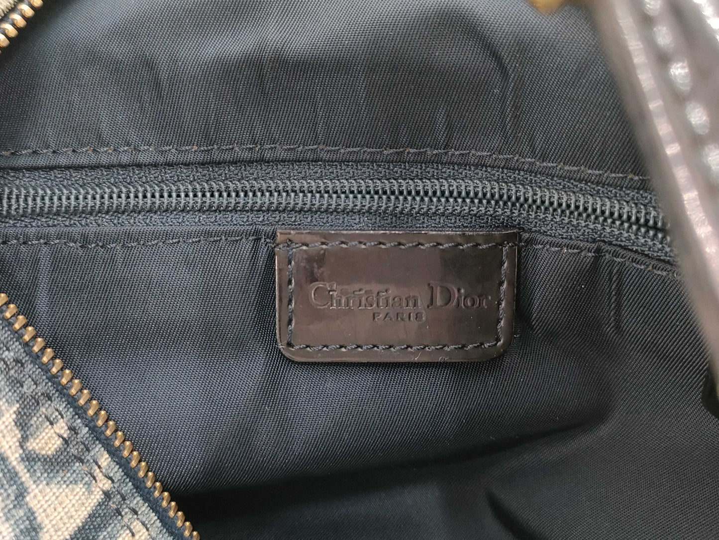 Dior Trotter Handbag Blue Pouch Handbag