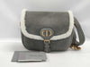 Dior Bobby Shoulder Bag, Gray and White, Gold Hardware, Mouton, 91002242042