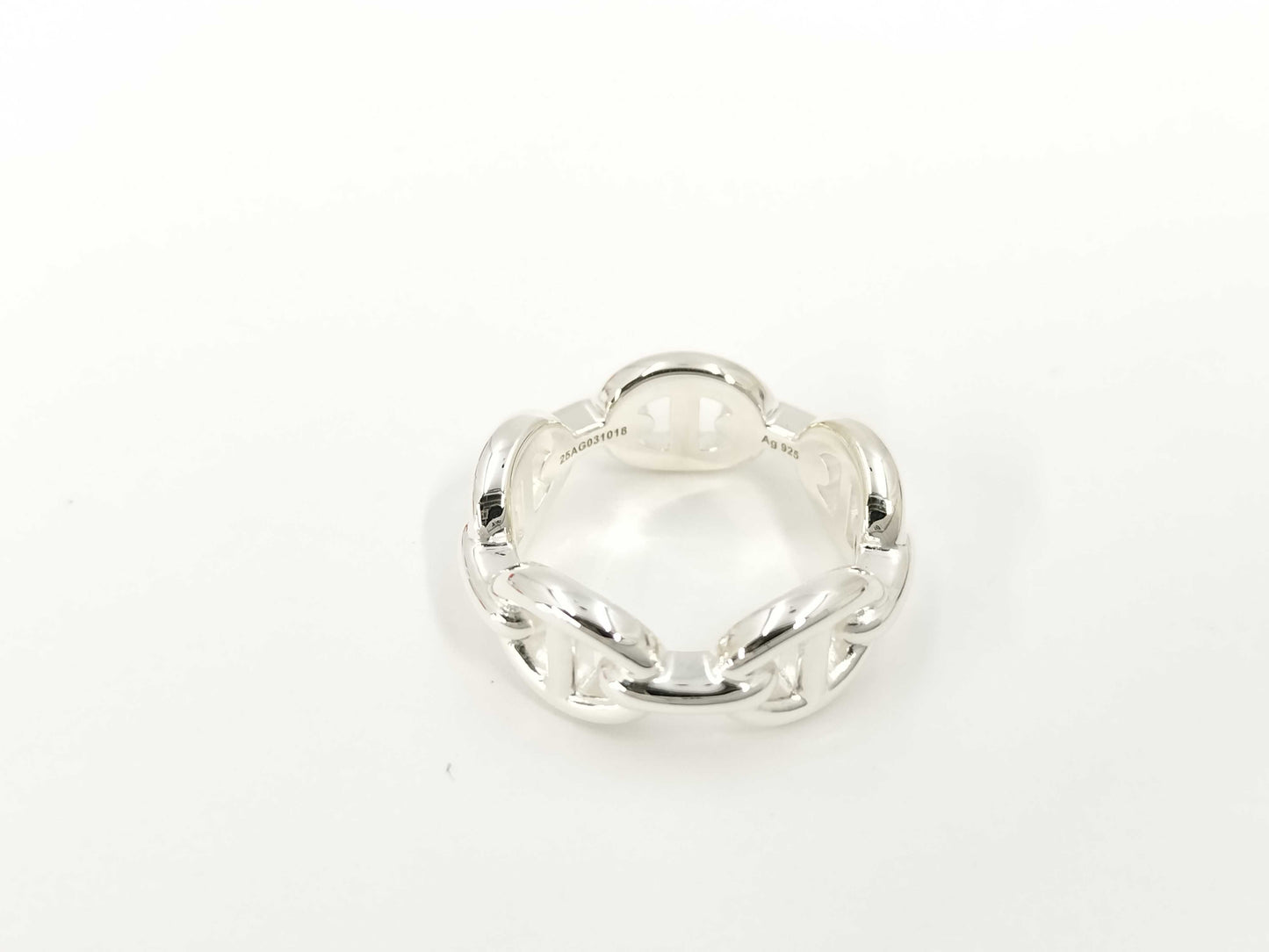 HERMES HERMES Chaine d'Ancre Ring #50 Purchase Date 25.8.27 Ring