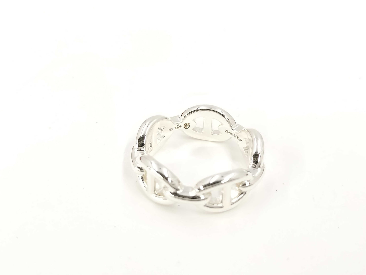 HERMES HERMES Chaine d'Ancre Ring #53 Purchase Date 25.8.27 Ring