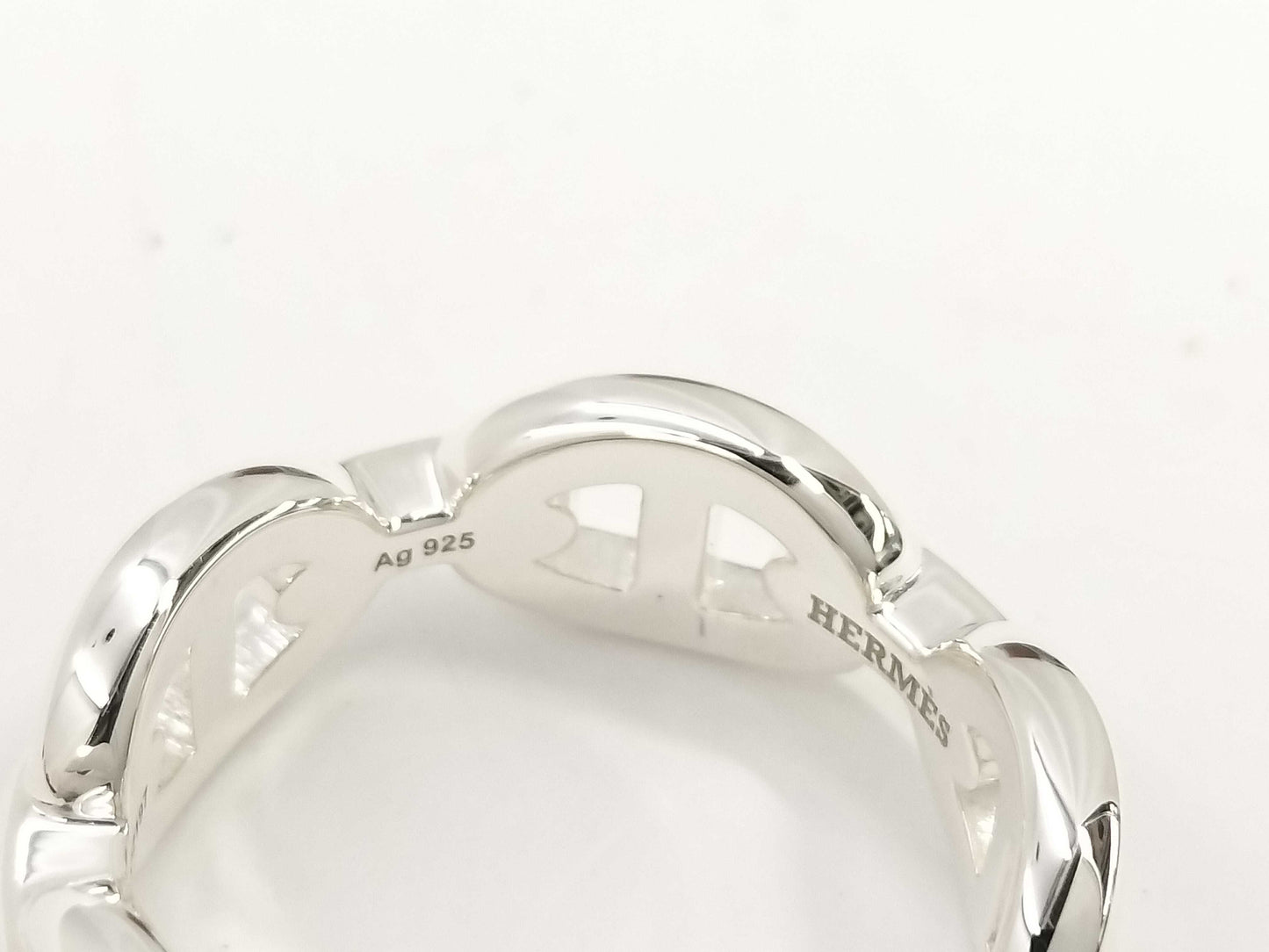 HERMES HERMES Chaine d'Ancre Ring #53 Purchase Date 25.8.27 Ring