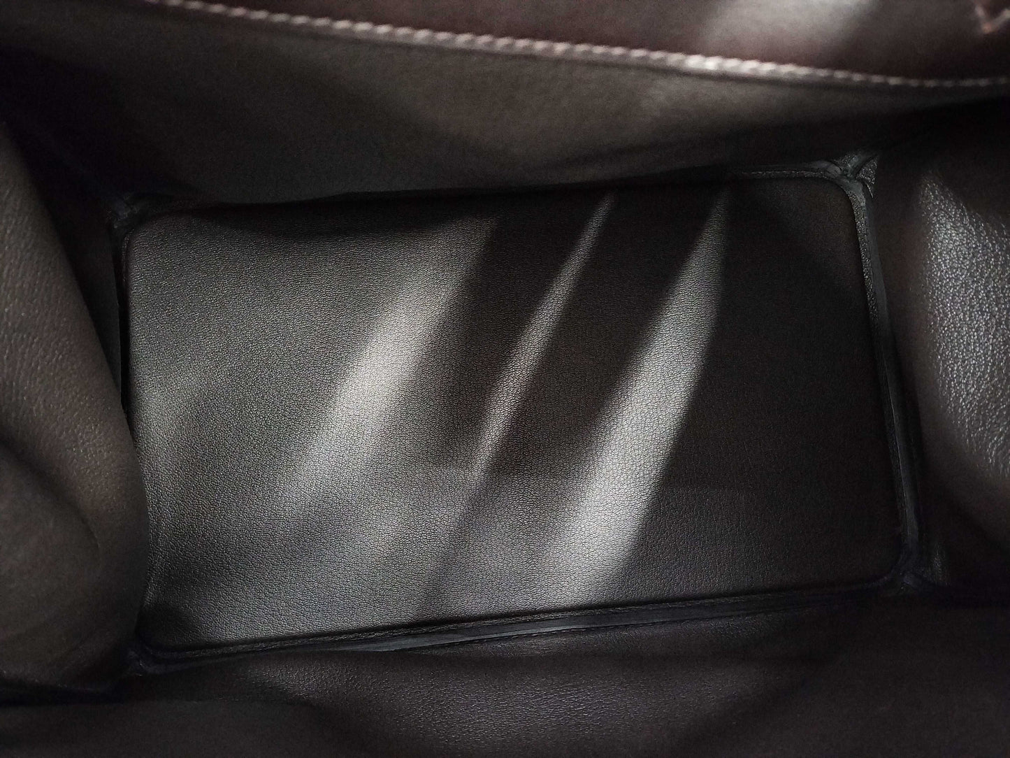 HERMES Birkin 40 Haute Croix Lock Evergrain, Silver Hardware, B Stamp, Dark Brown Handbag