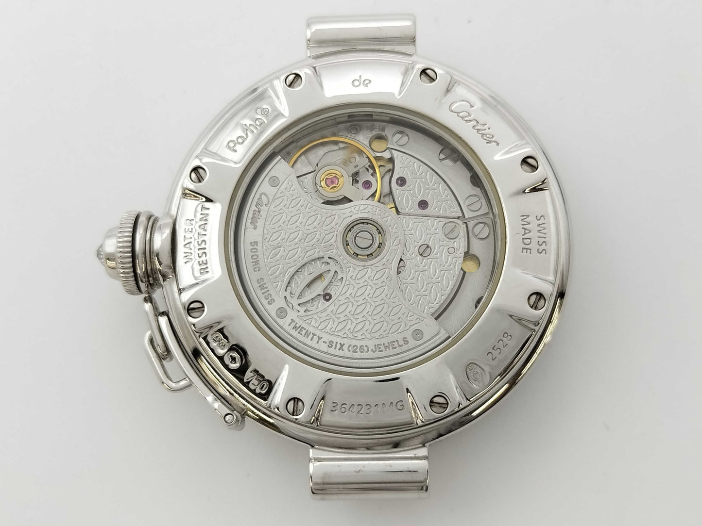 Cartier Pasha Grid WJ111156 2528 364231MG Automatic 18K Gold Men's Watch