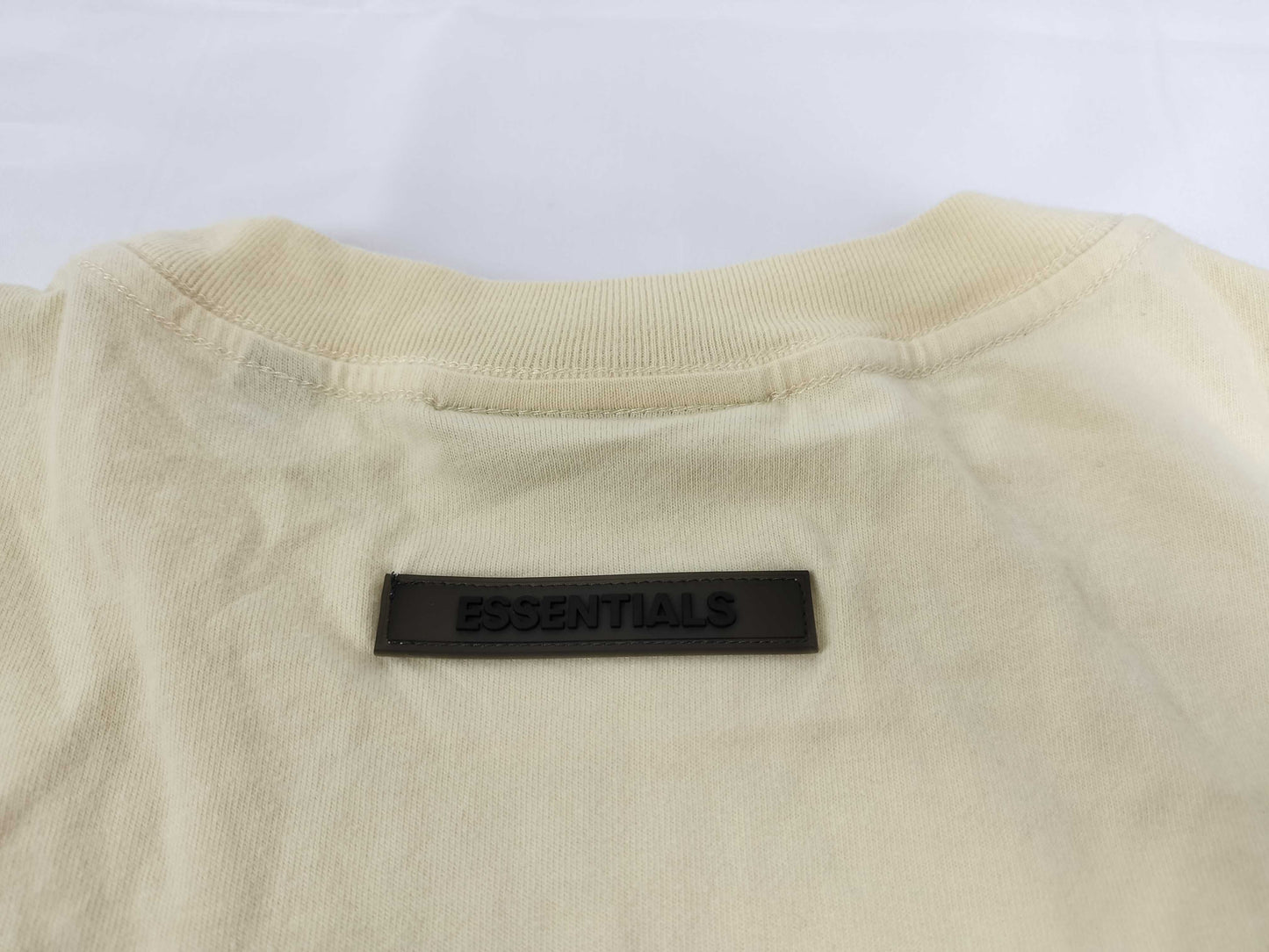 ESSENTIALS Back Logo T-Shirt Ivory T-Shirt