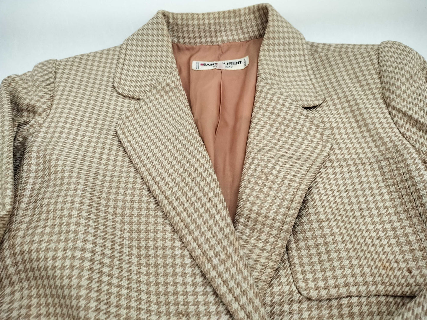 SAINT LAURENT SAINT LAURENT psris Houndstooth Jacket Jacket