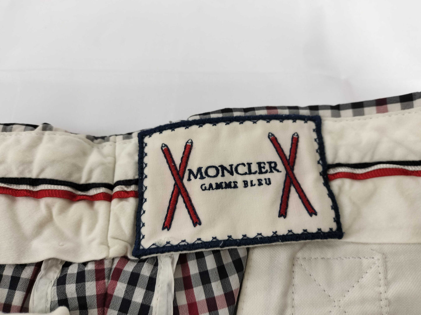 MONCLER MONCLER GAMME BLEU Check Shorts Pants