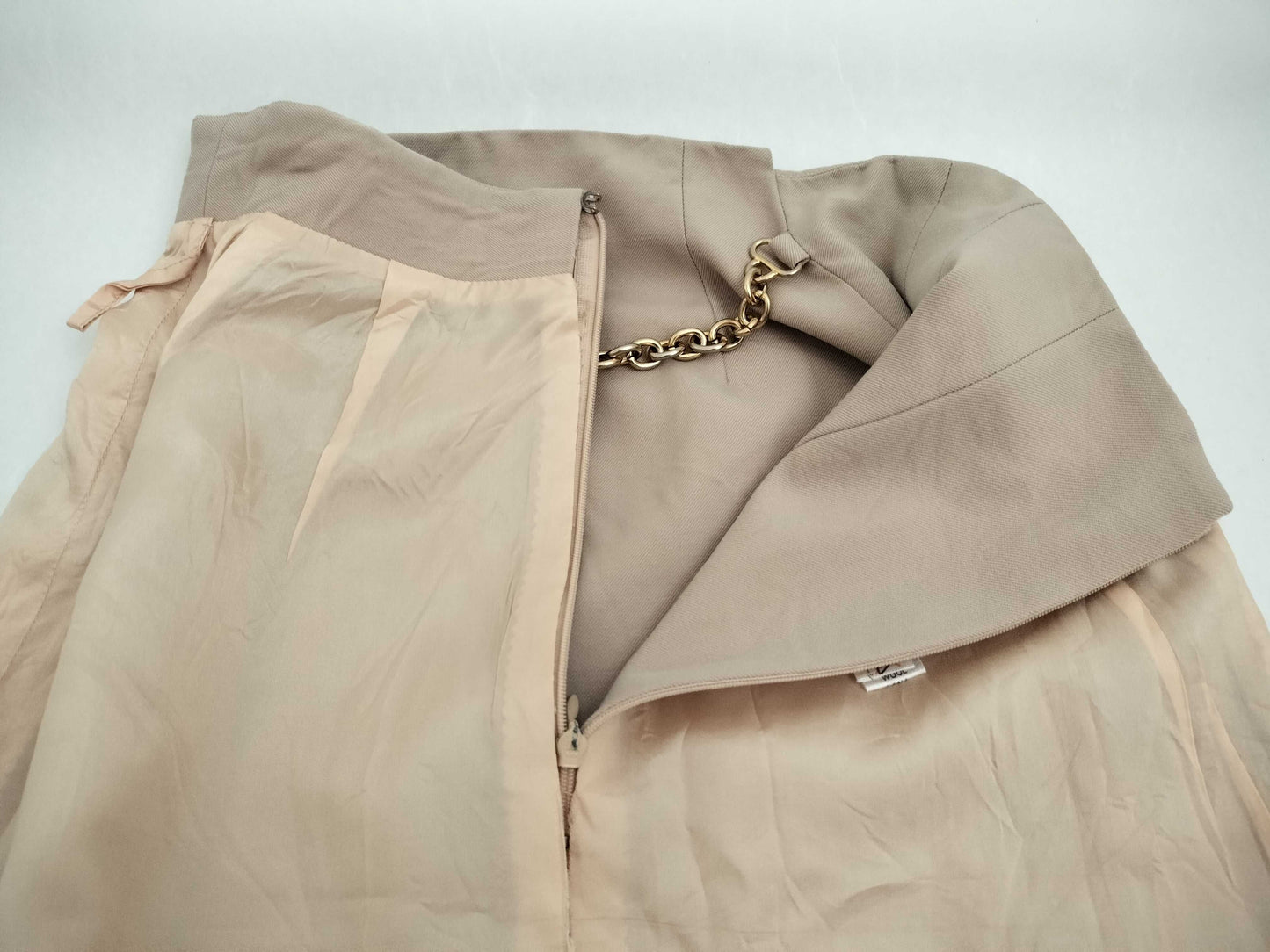 CELINE CELINE Chain Skirt Beige Skirt
