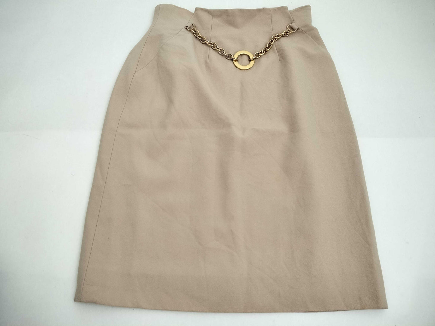 CELINE CELINE Chain Skirt Beige Skirt