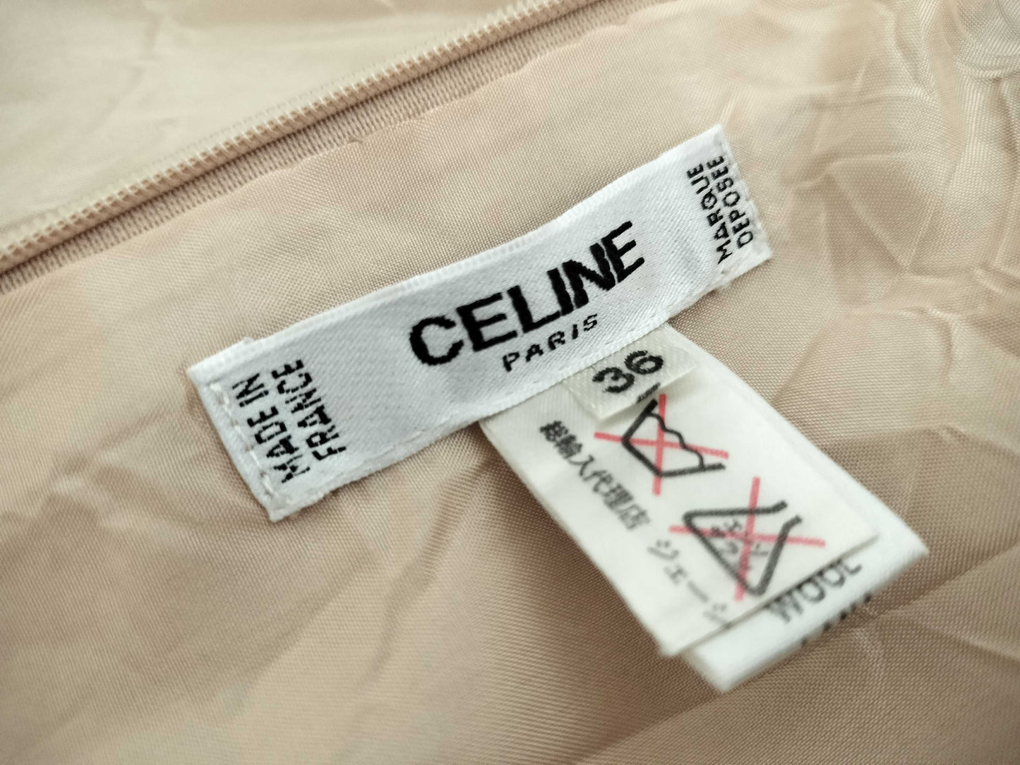 CELINE CELINE Chain Skirt Beige Skirt