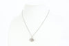 Dior Heart Motif Pendant Silver Accessory Necklace
