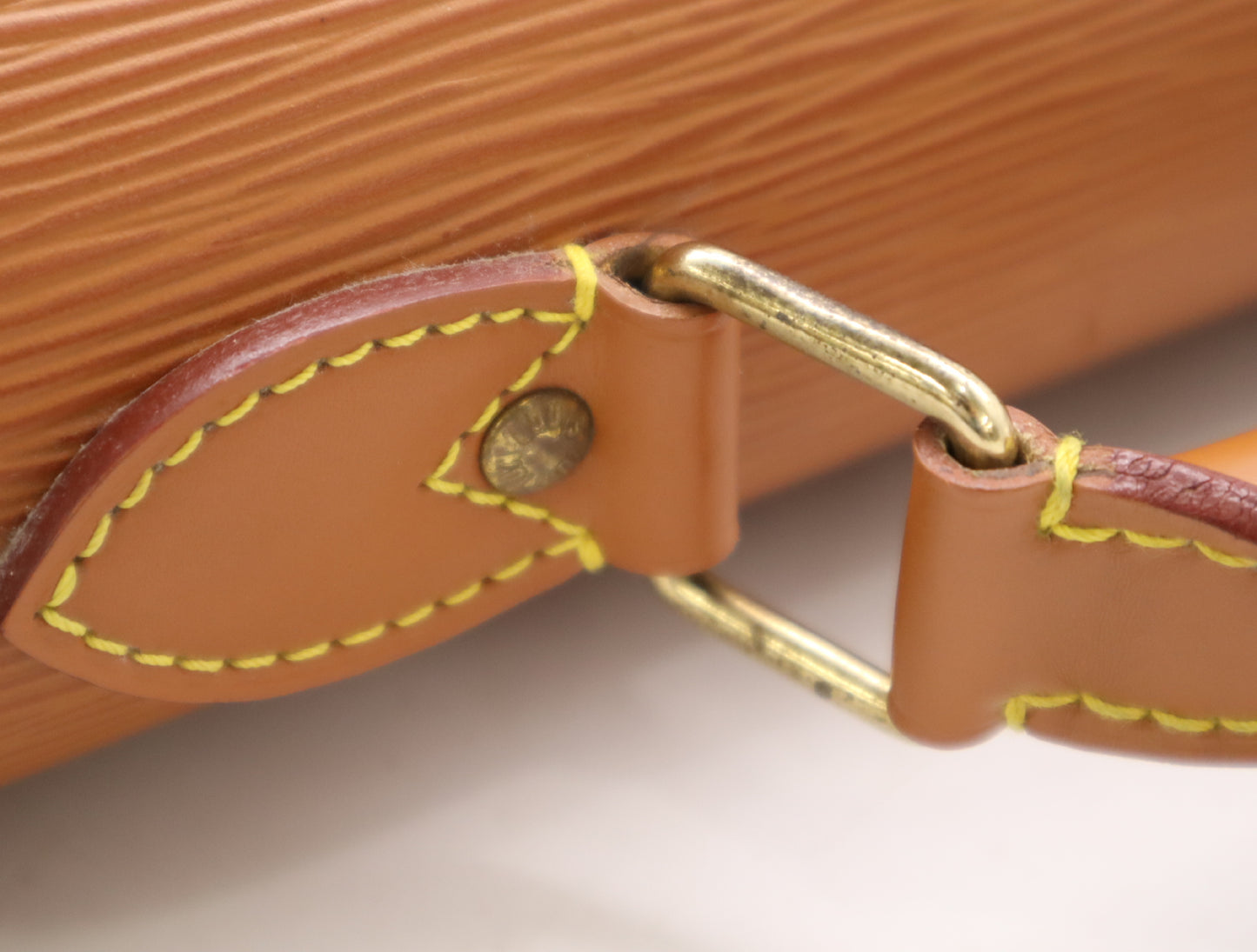 LOUIS VUITTON M54418 EpiServiette Ambassador Zipang Gold Business Bag with 2 Keys