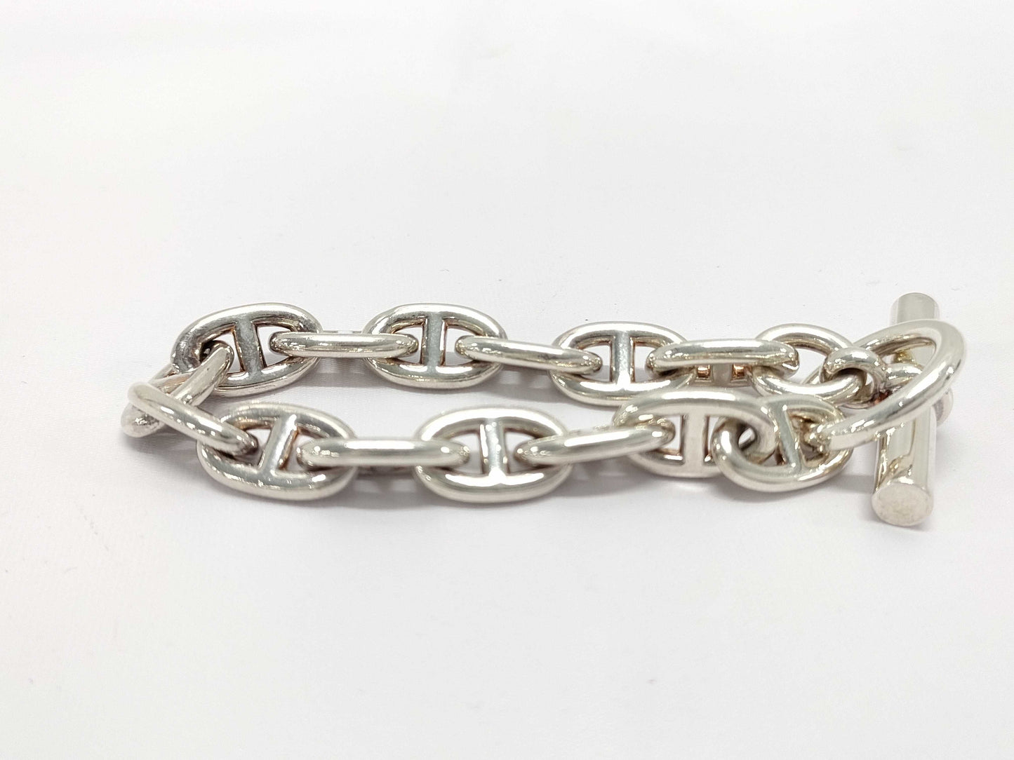HERMES Chaine d'Ancre MM 14 links 53g SV925 Bracelet Bracelet Bracelet Bangle