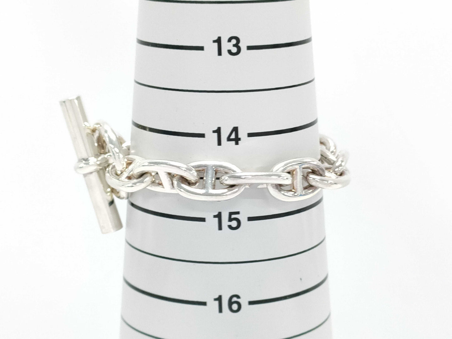 HERMES Chaine d'Ancre MM 14 links 53g SV925 Bracelet Bracelet Bracelet Bangle
