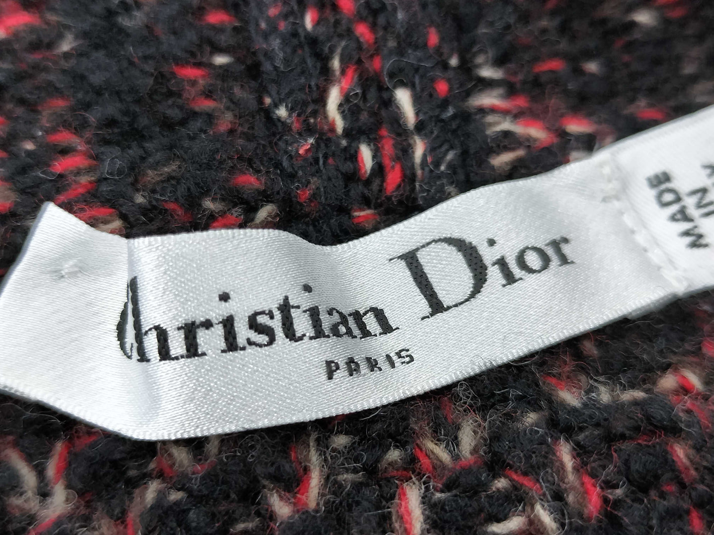 Dior Christian Dior Tweed Hoodie Size 34 Tops