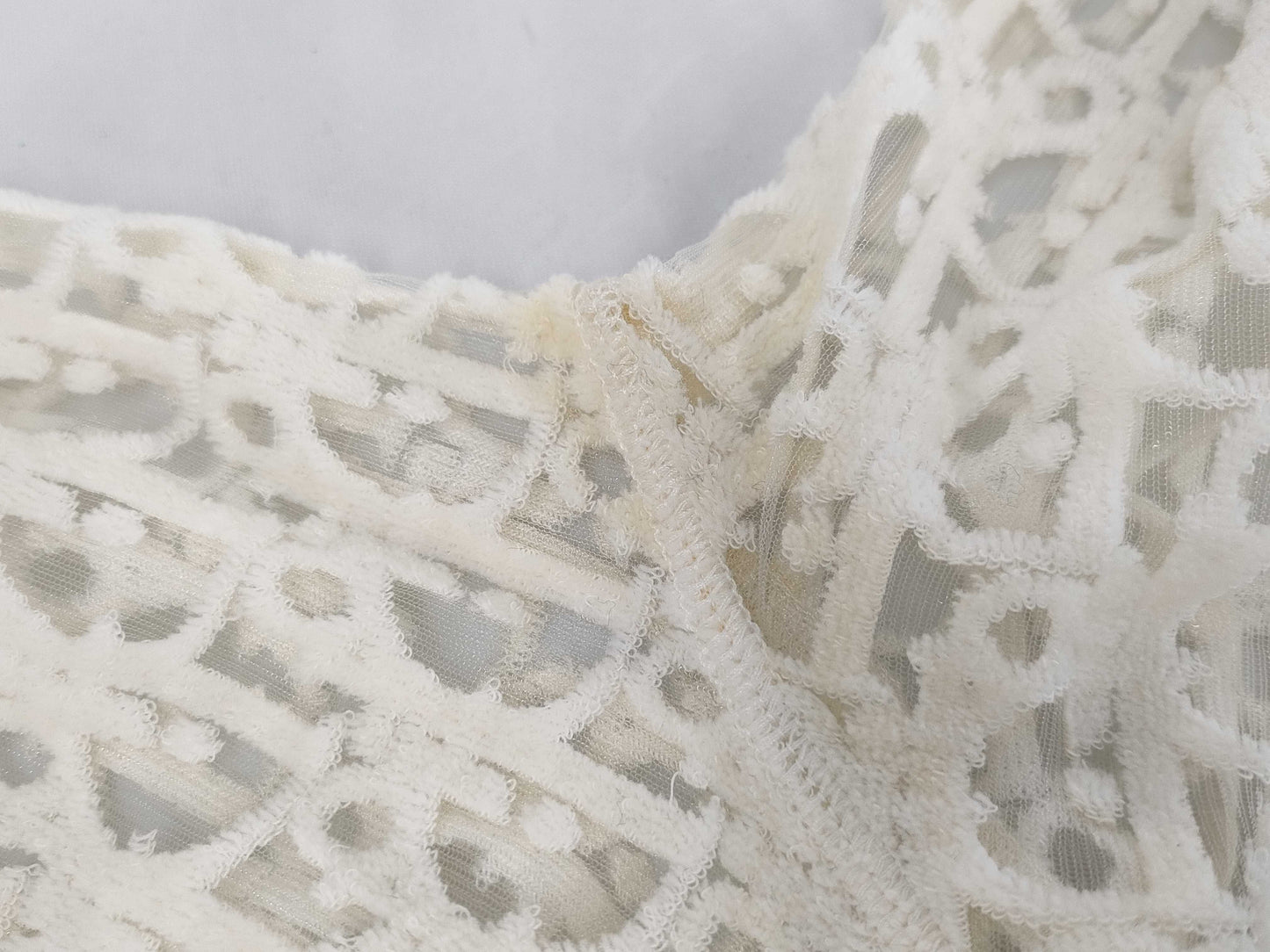 Dior Oblique Knit See-Through XS Top