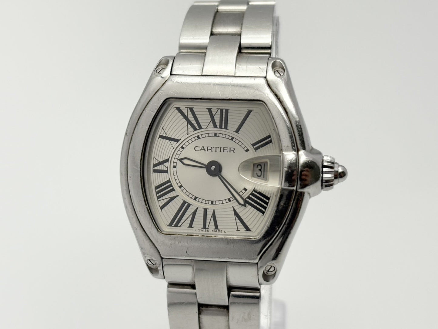 Cartier Roadster W62016V3 2675 244432BB Quartz Women's Watch