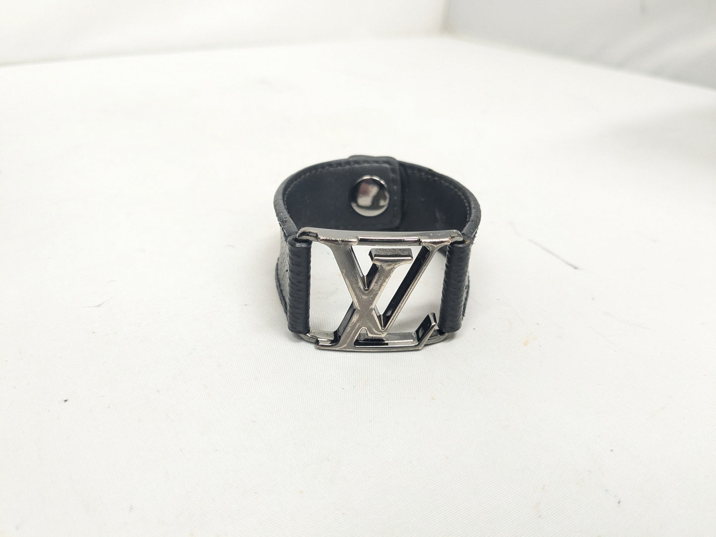 LOUIS VUITTON Hockenheim Brassle Black BC0168 Bracelet/Bangle