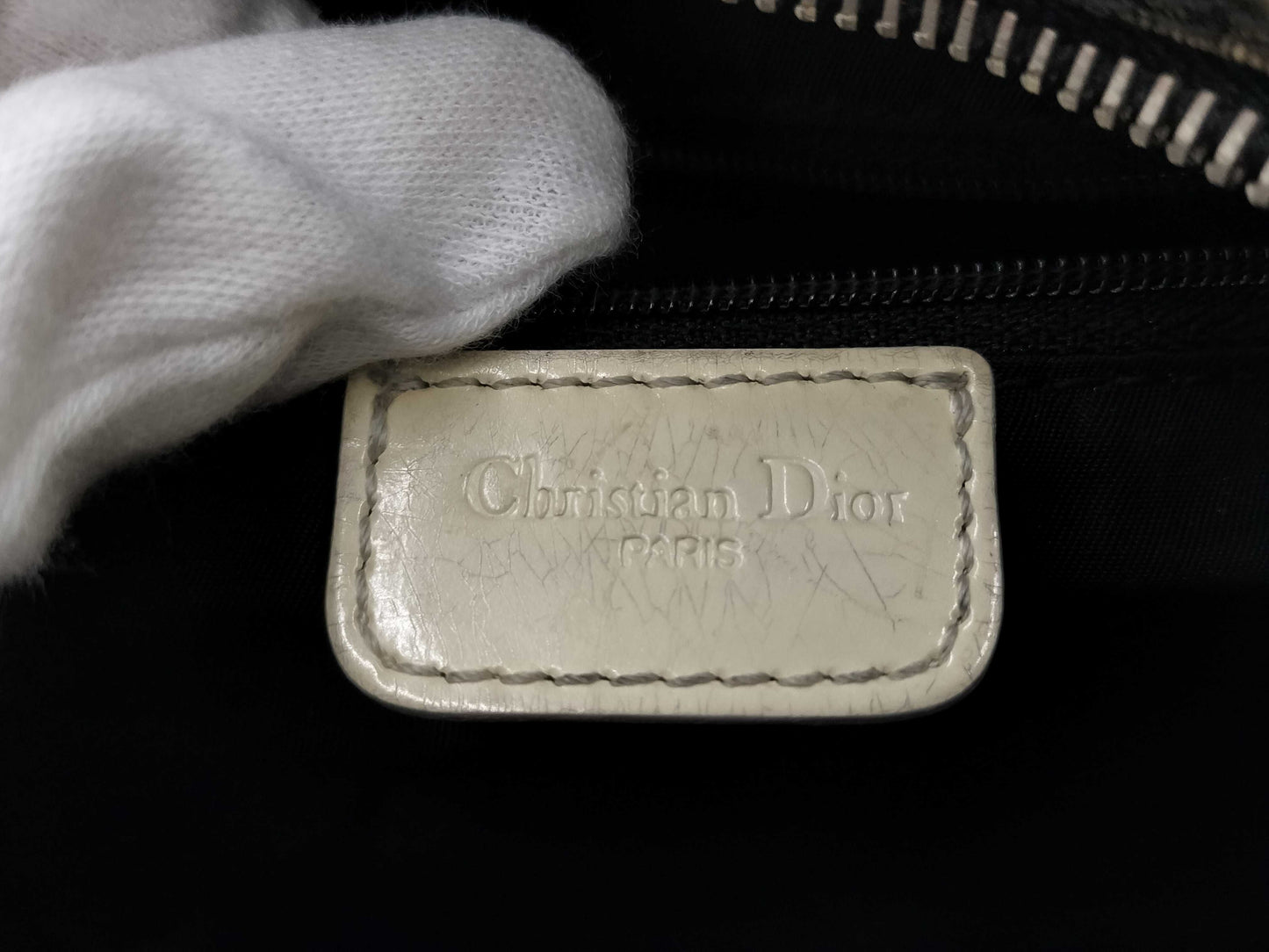 Dior Christian Dior Trotter Shoulder Bag Blue Shoulder Bag