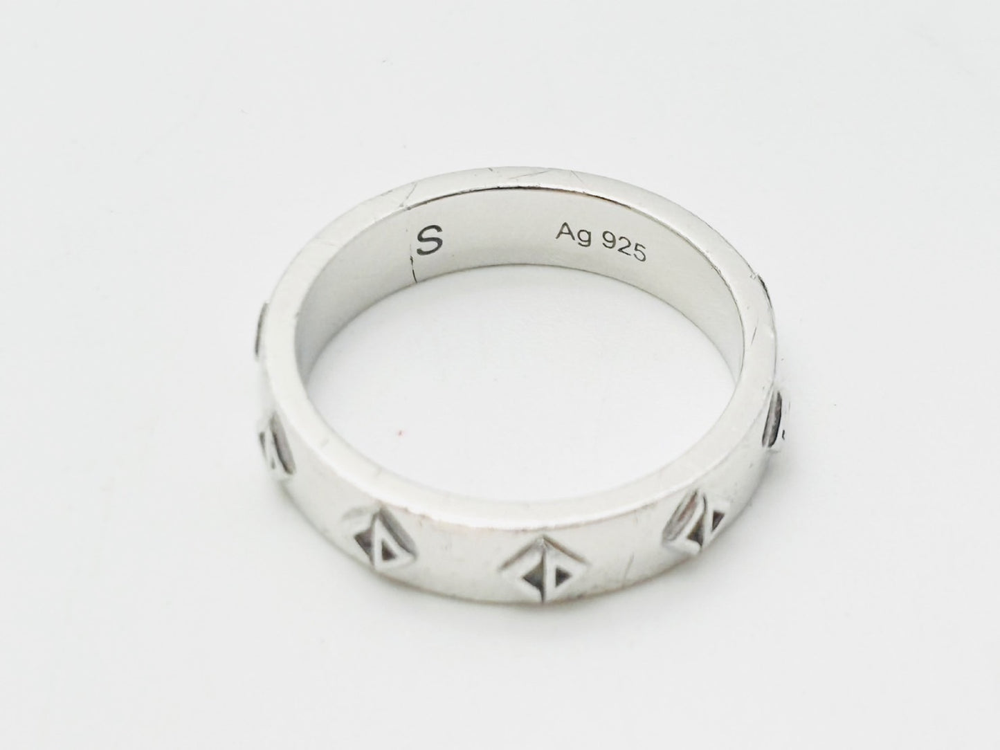 Dior CD Diamond CD Logo Ring #S 925 Silver Ring