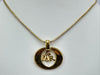 Dior Cannage Vintage Necklace, Gold Color