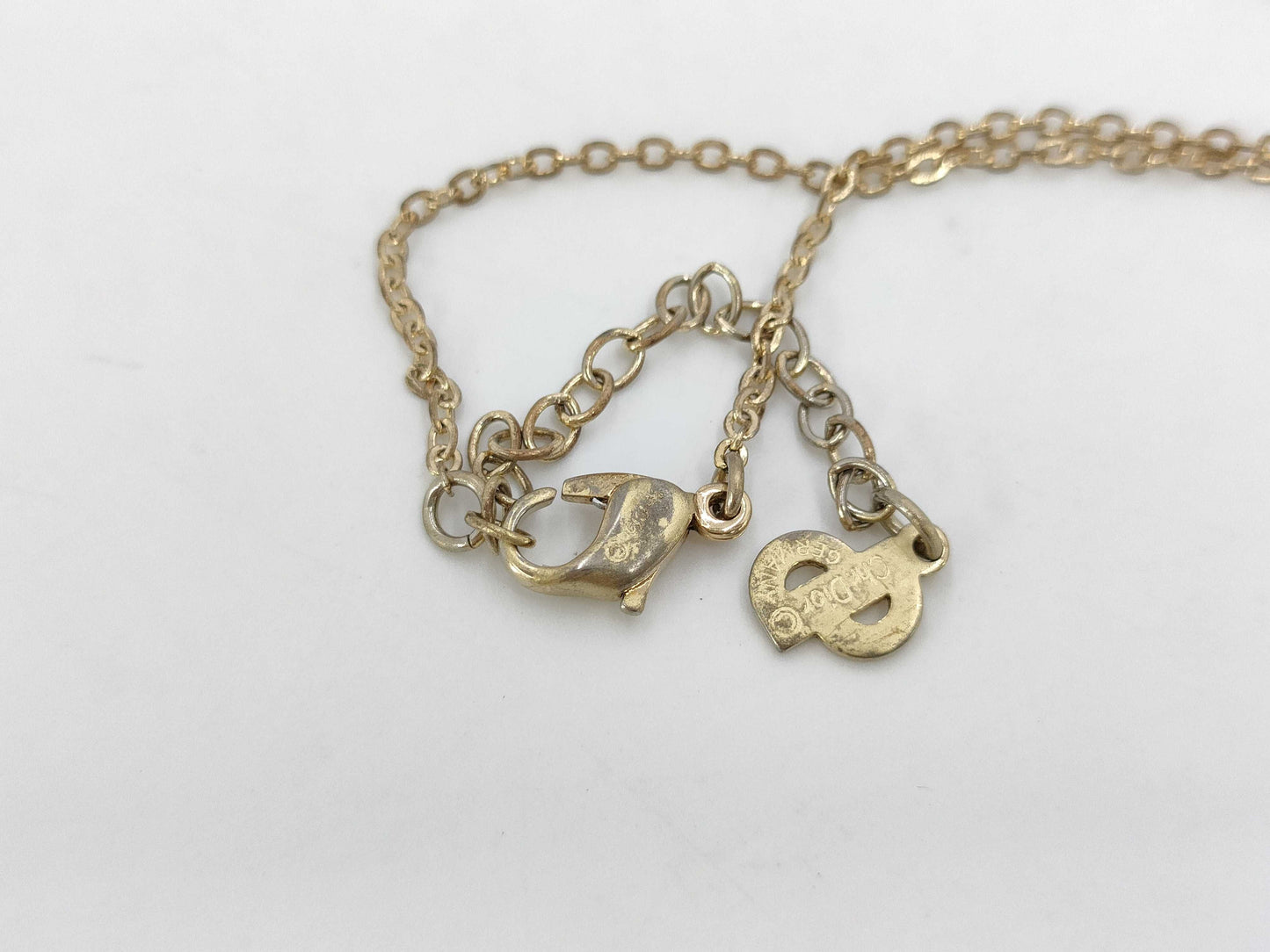 Dior Gold Necklace with Dior Logo