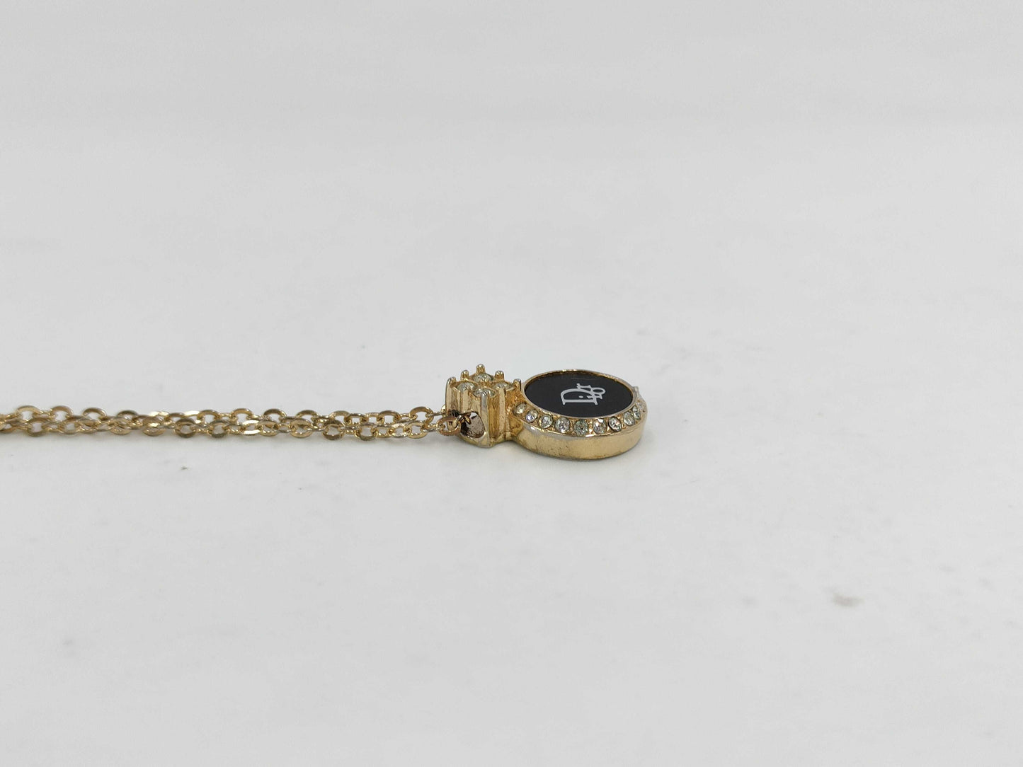 Dior Gold Necklace with Dior Logo