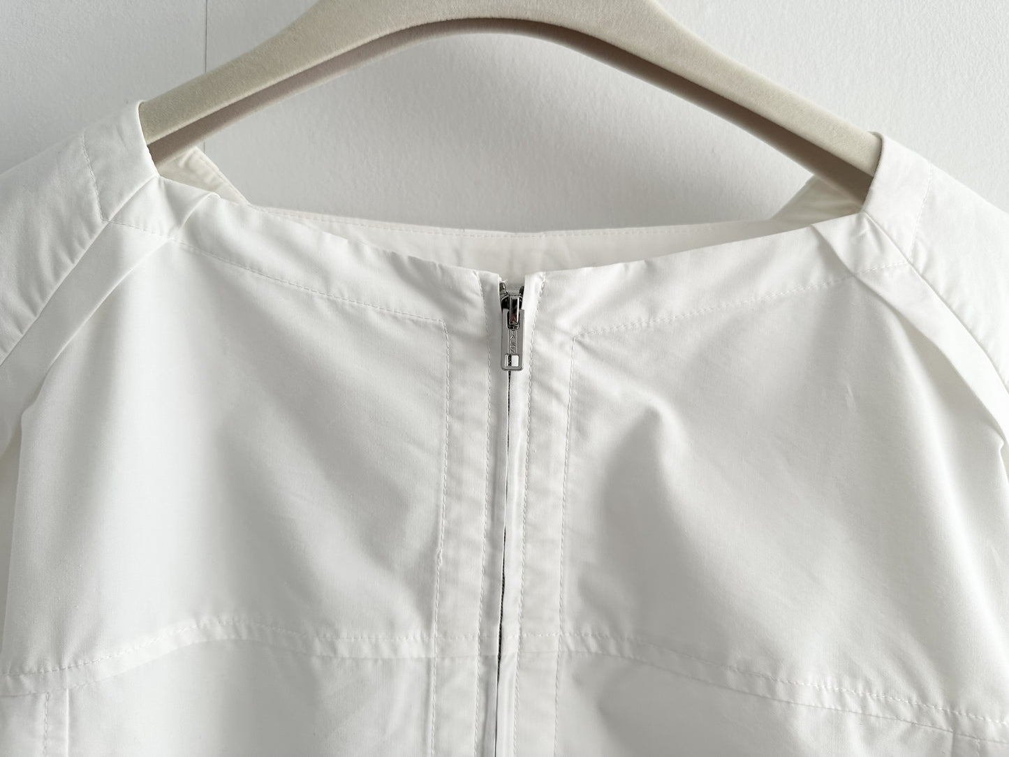 3.1 Phillip Lim Front Zip Balloon Sleeve Short Sleeve Blouse Size 0 Tops