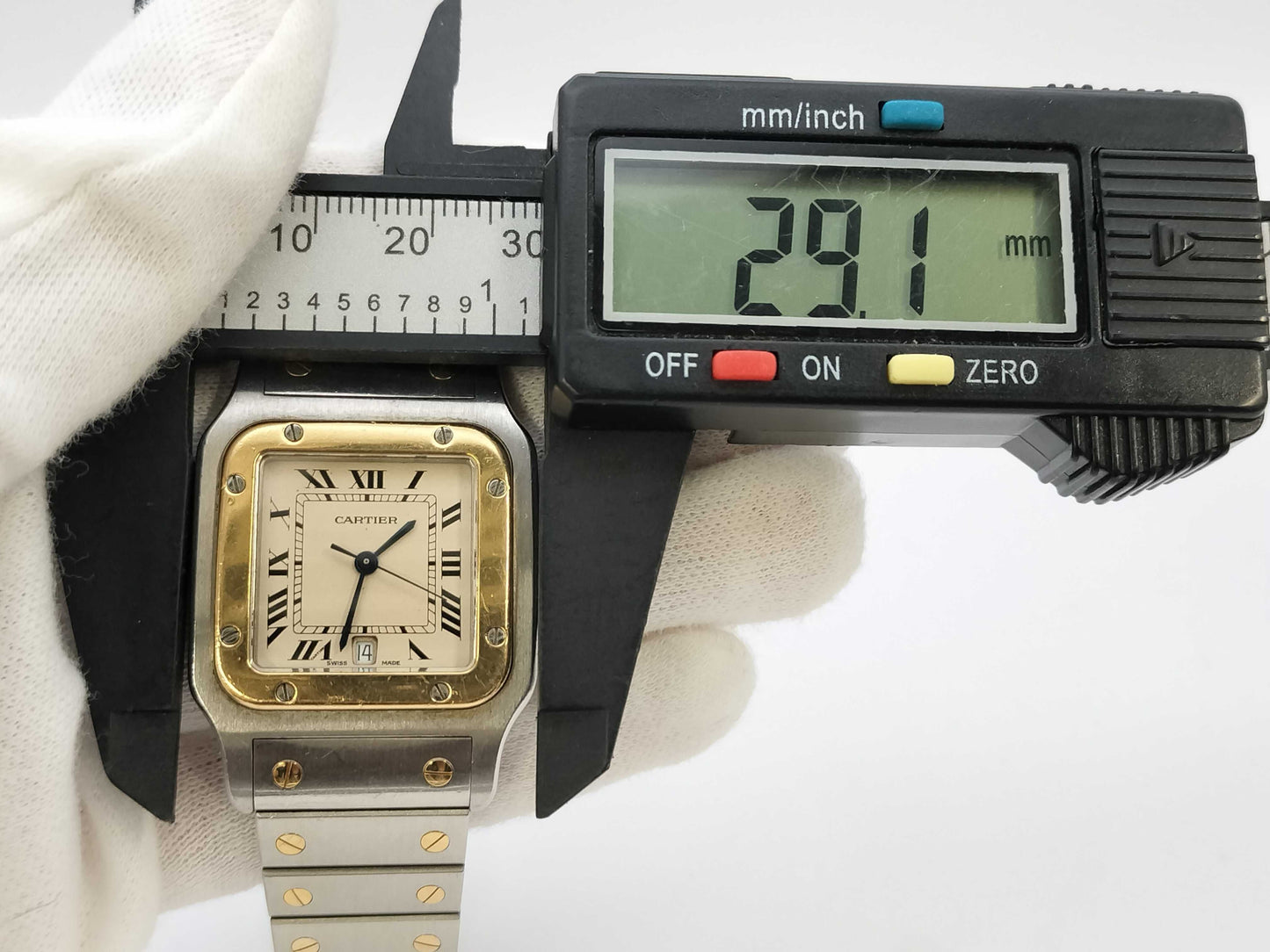 Cartier Santos Galbe LM W20011C4 187901 57743 Quartz Men's Watch