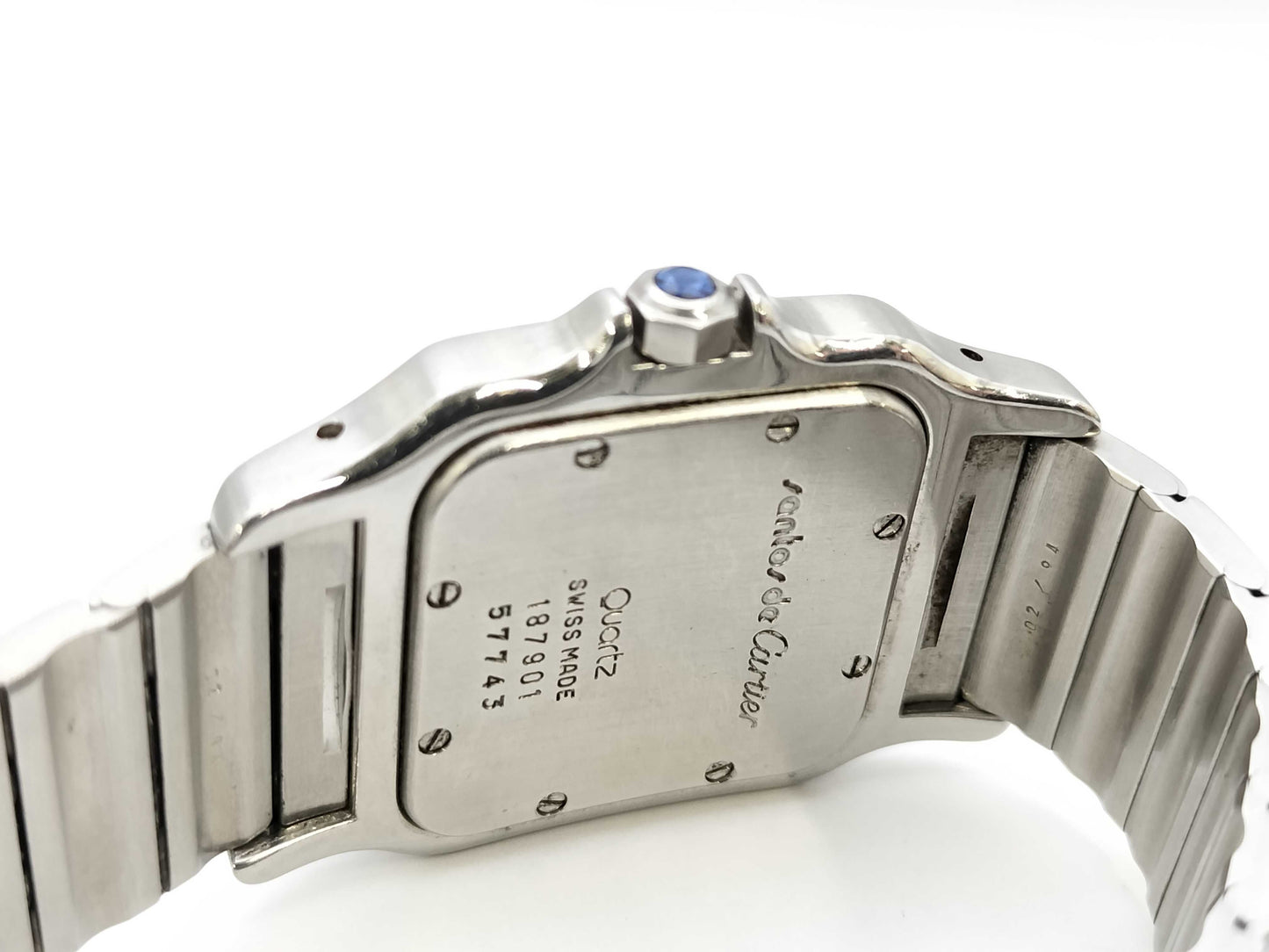 Cartier Santos Galbe LM W20011C4 187901 57743 Quartz Men's Watch