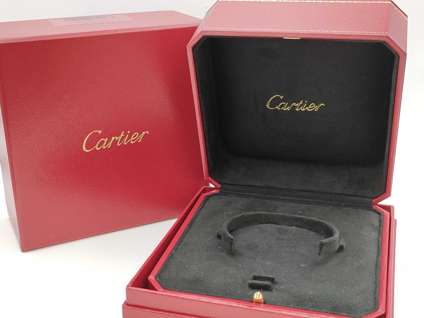 Cartier Double Love Bracelet #19 6PS/6PD AU750 53.9g Bracelet/Bangle