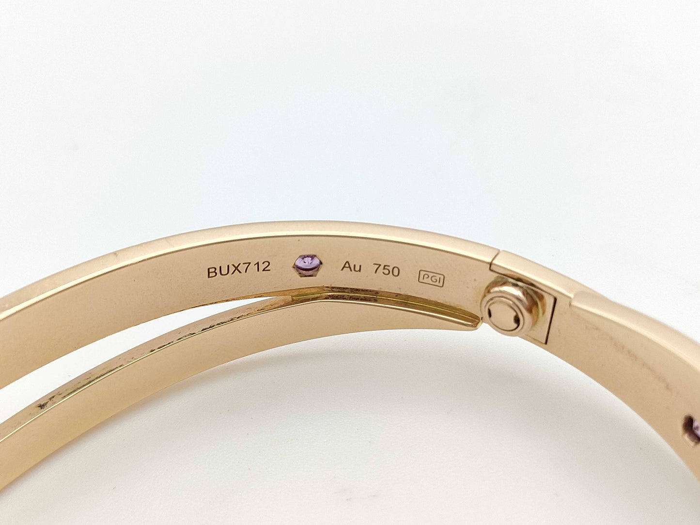Cartier Double Love Bracelet #19 6PS/6PD AU750 53.9g Bracelet/Bangle