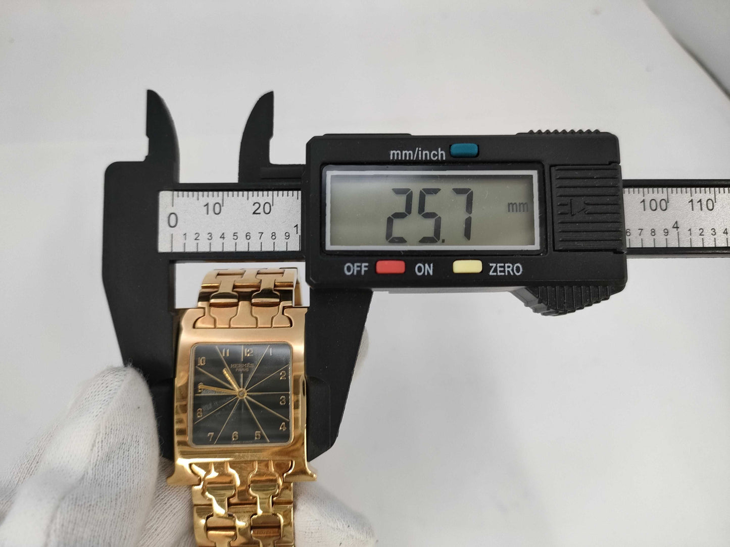 HERMES H Watch HH1.585 1033673 Quartz K18 Women's Watch