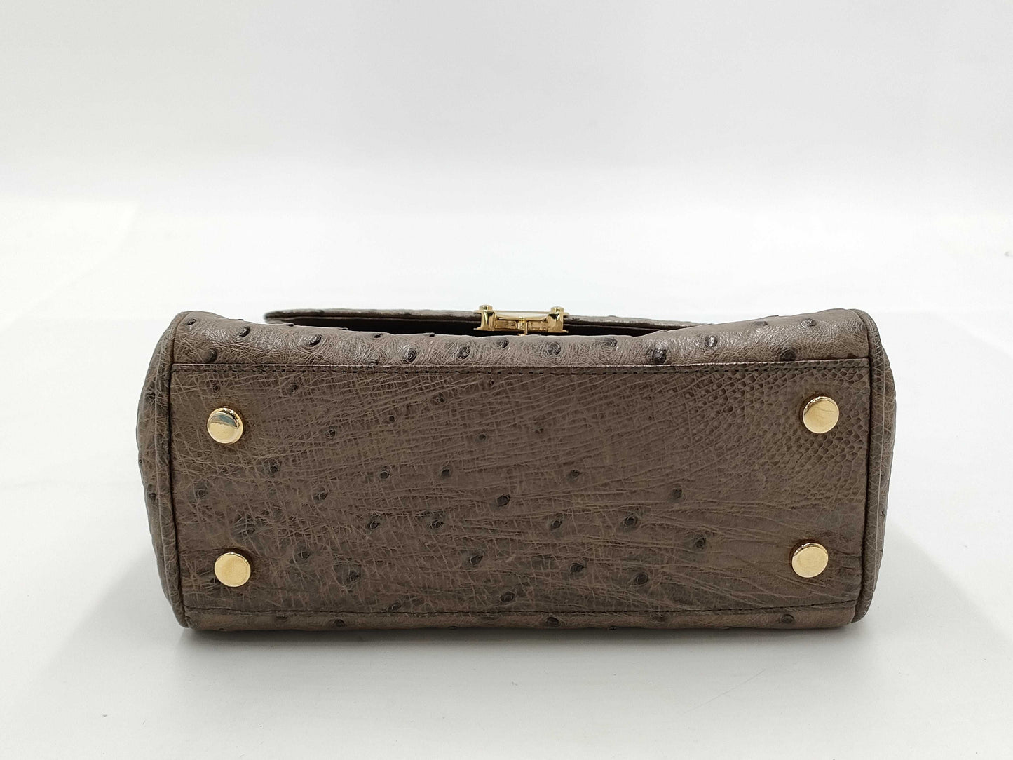 Comtesse 2-Way Ostrich Shoulder Bag