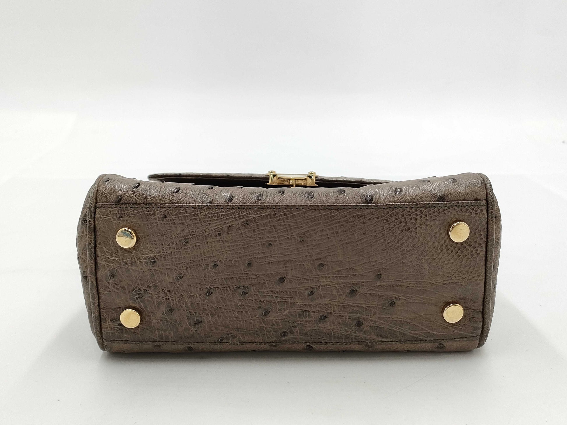 Comtesse 2-Way Ostrich Shoulder Bag