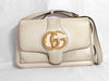 GUCCI Ally Leather Shoulder Bag White 550129 Shoulder Bag