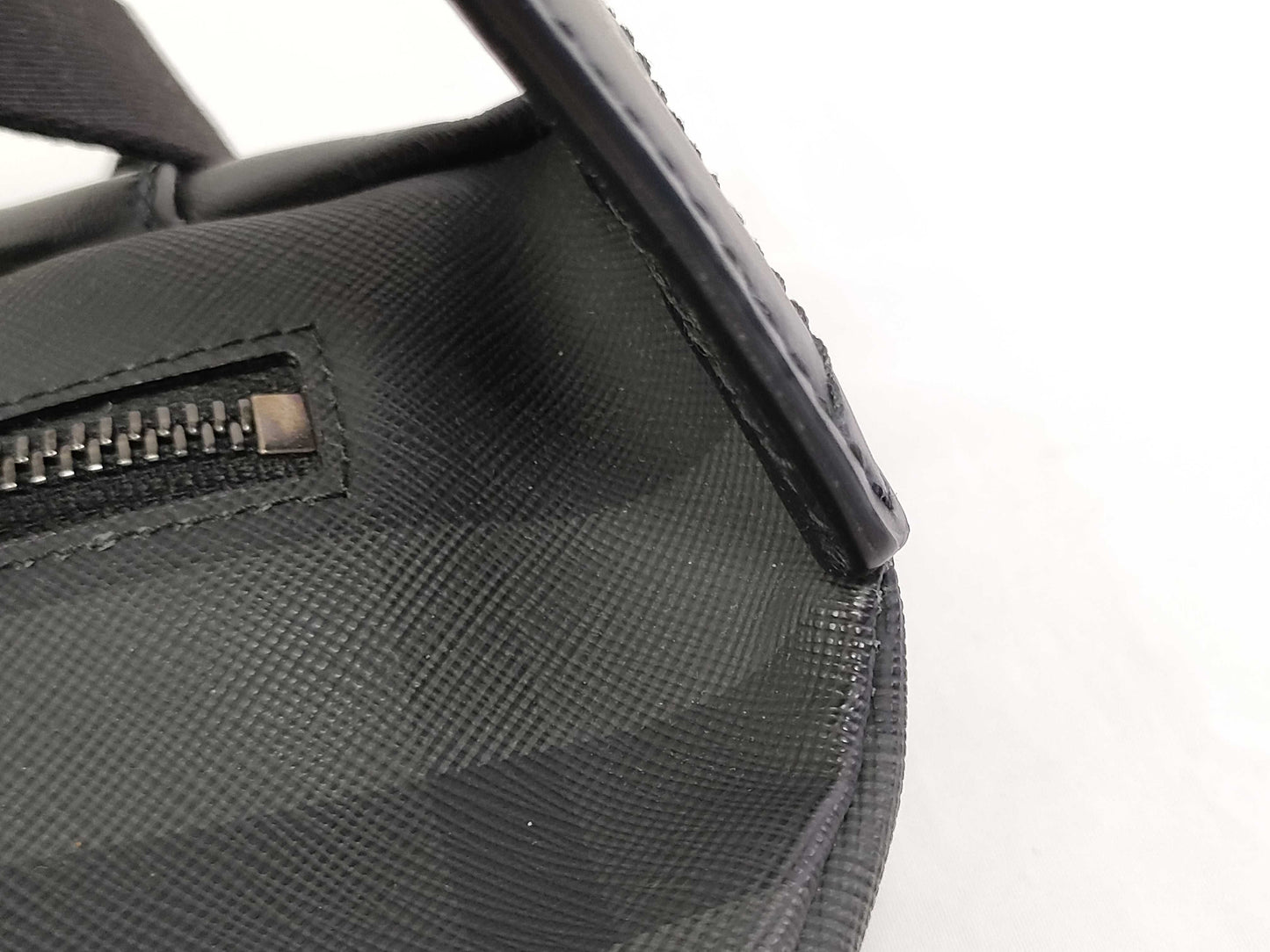 BURBERRY FR - buberry bum black leather bag waist bag