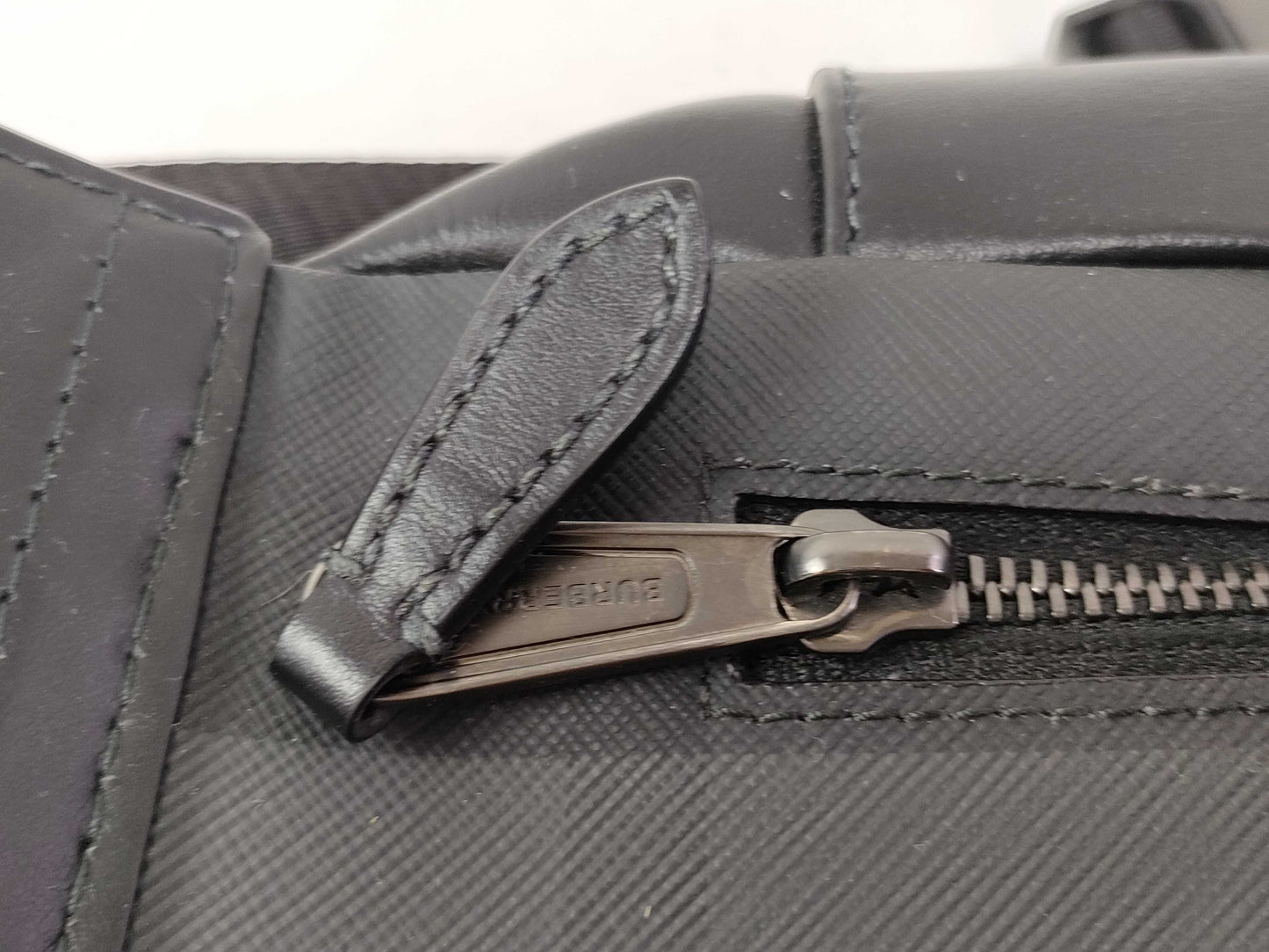 BURBERRY FR - buberry bum black leather bag waist bag
