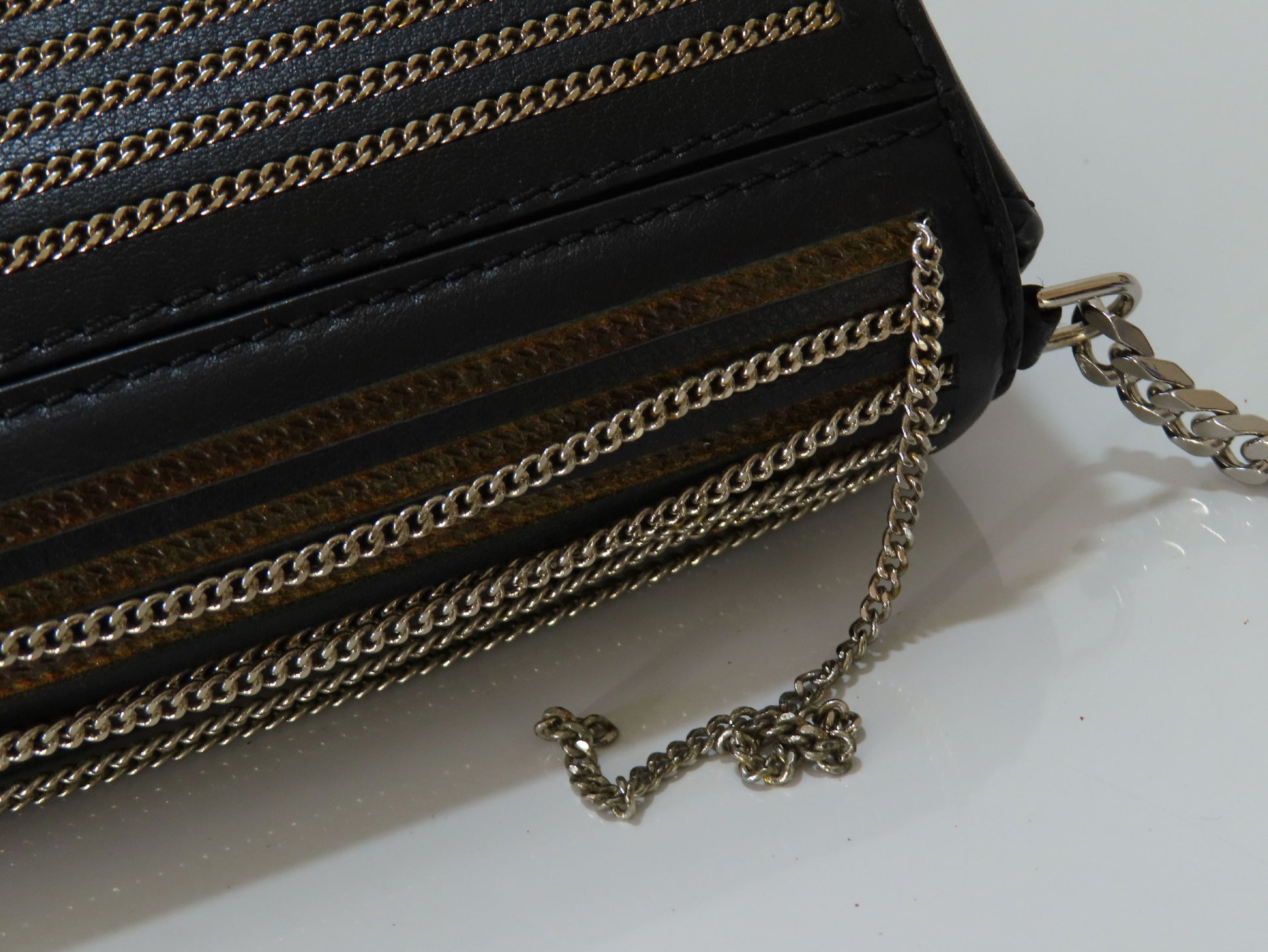 GIVENCHY PH-Givenchy Micro Chain-link Pandora Box Bag Leather Shoulder Bag