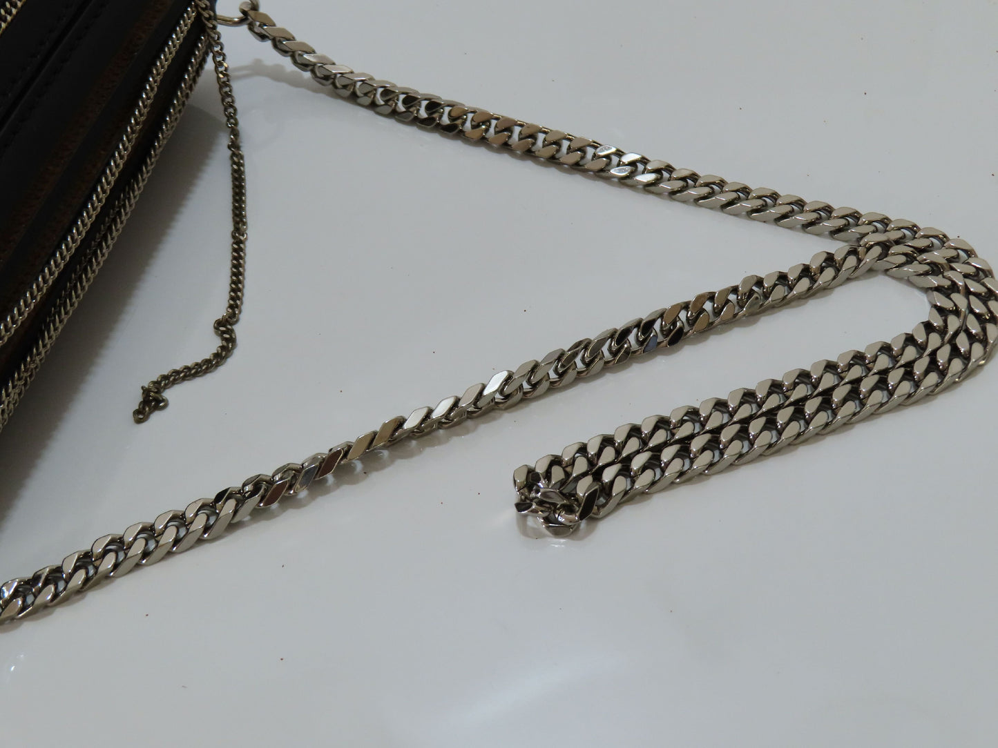 GIVENCHY PH-Givenchy Micro Chain-link Pandora Box Bag Leather Shoulder Bag