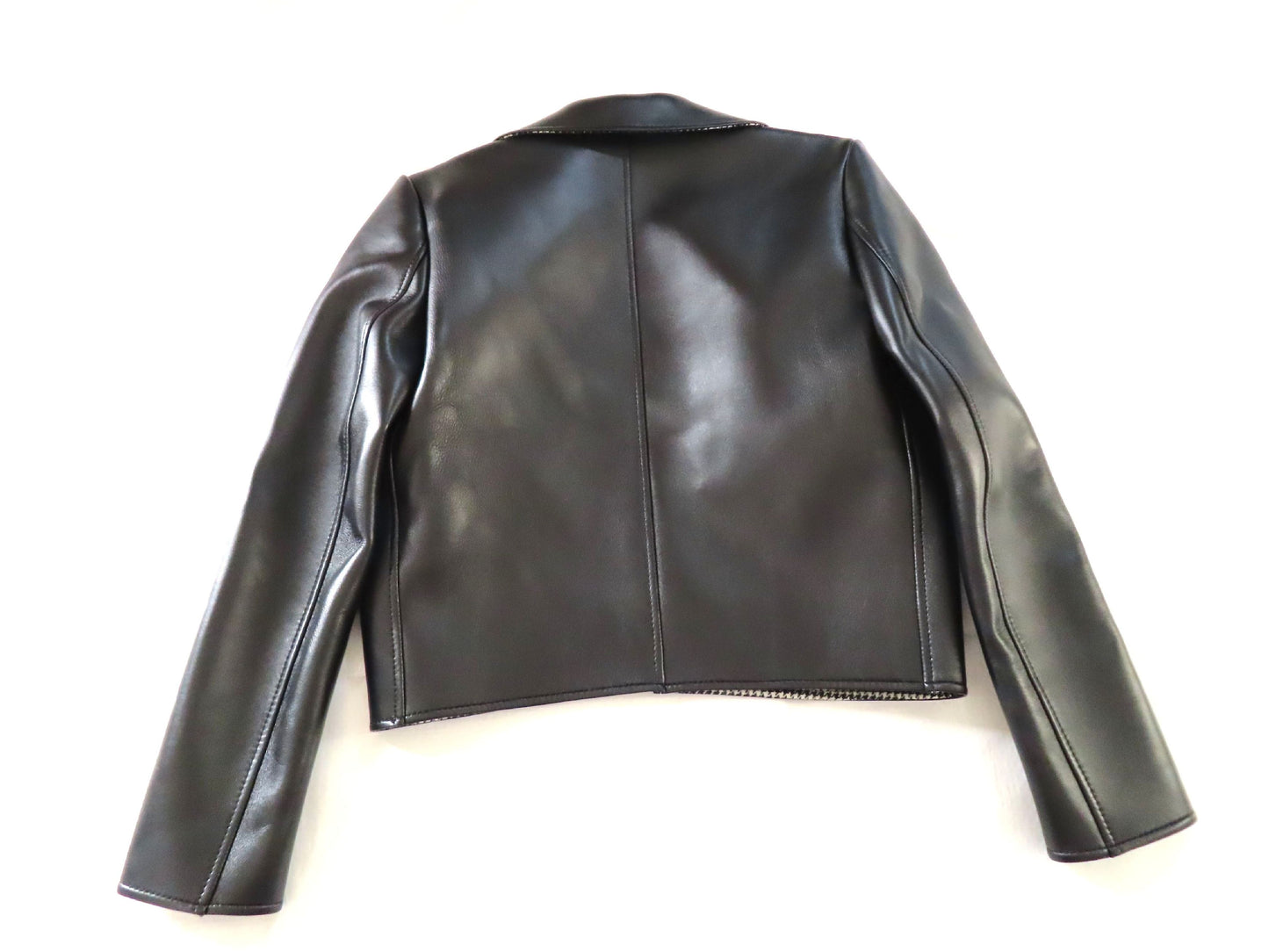 CELINE 2024 Autumn/Winter Claudine Collar Jacket in Soft Lambskin Leather with Triomphe Buttons