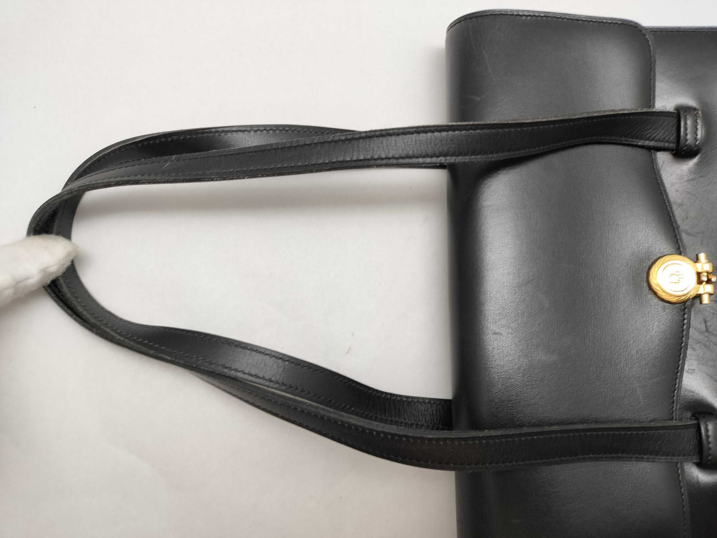 Dior Christian Dior Leather Shoulder Bag Black Shoulder Bag