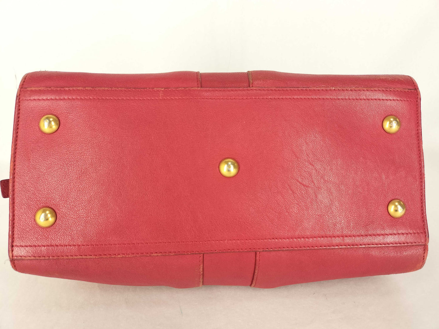 Yves Saint Laurent Leather Handbag 311222/213317 Red Handbag
