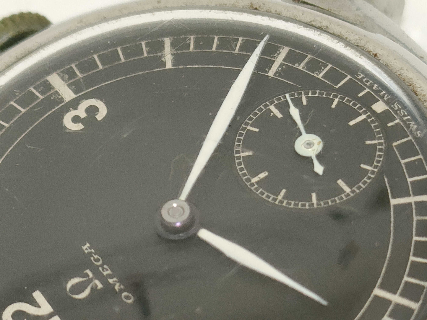 OMEGA Stainless Steel/Hand-Wound Black Dial Case Only Women's Watch