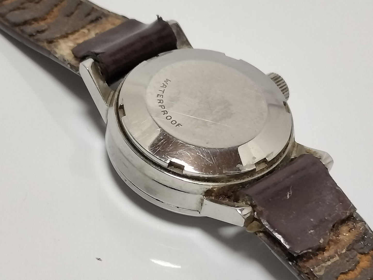 OMEGA De Ville Stainless Steel/Leather/AT Silver Dial Women's Watch