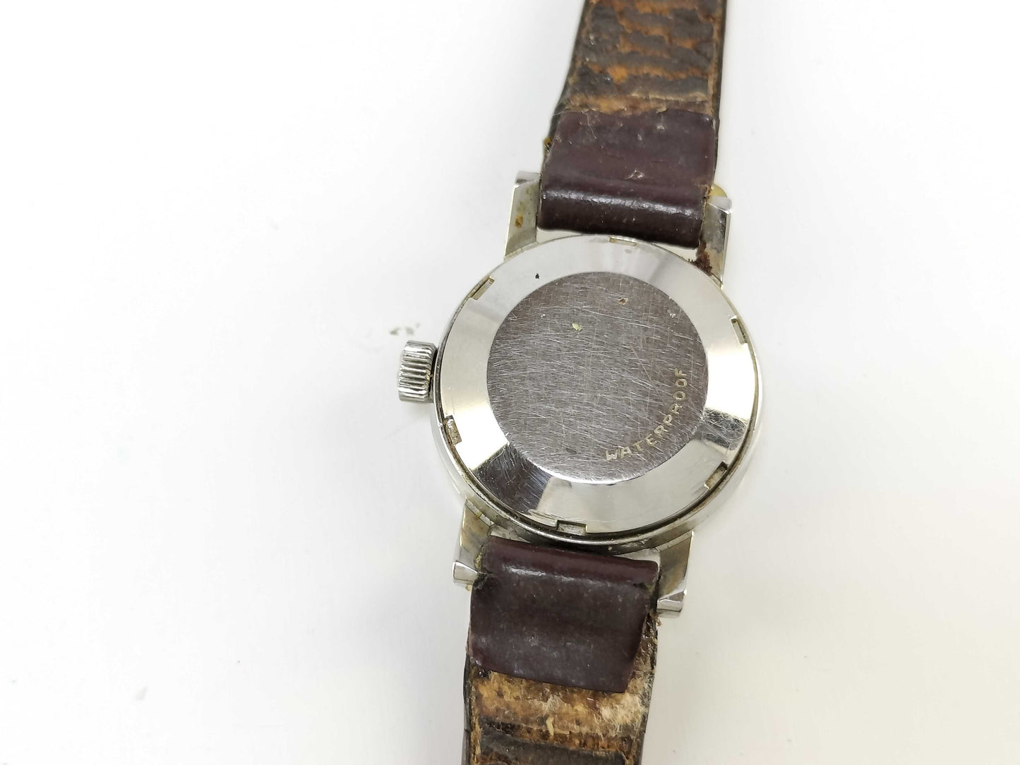 OMEGA De Ville Stainless Steel/Leather/AT Silver Dial Women's Watch