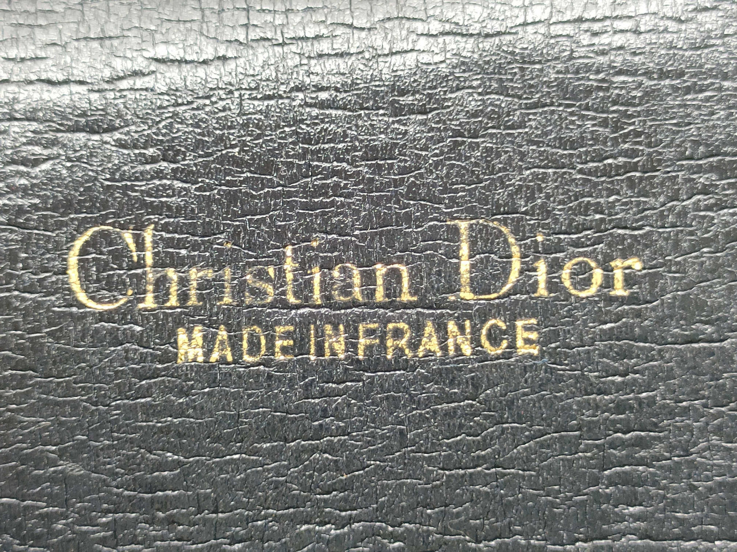 Dior Trotter Christian Dior Trotter Canvas Clutch Bag Navy x Beige