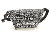 BALENCIAGA All-Over Print Nylon Canvas Waist Bag 533009.1060.W・002123 White/Black Waist Bag