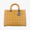 Dior Lady Dior Yellow Patent 15-BO-0192 Handbag