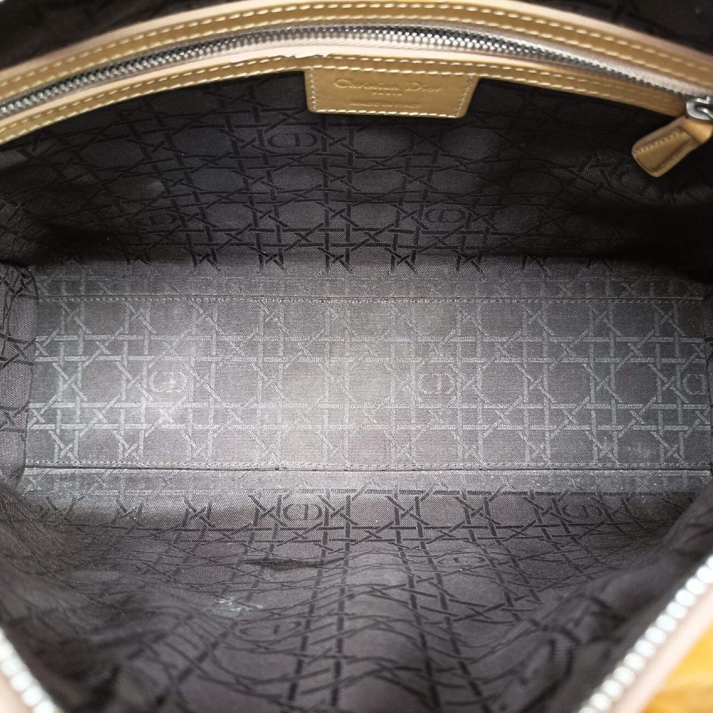 Dior Lady Dior Yellow Patent 15-BO-0192 Handbag