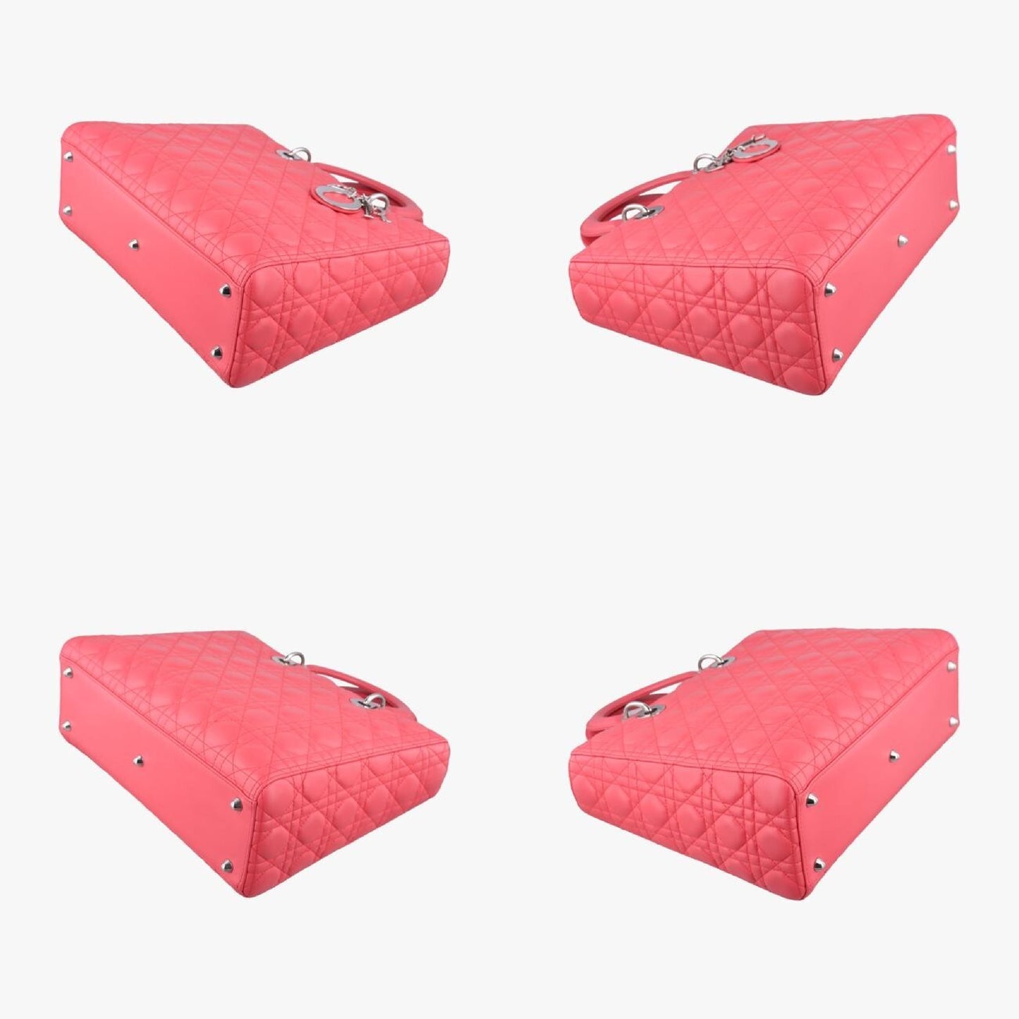 Dior Lady Dior Pink Lambskin 15-BO-1112 Shoulder Bag